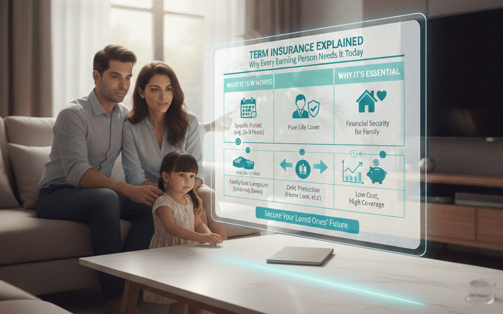 Term Insurance Explained: Why Every Earning Person Needs It Today